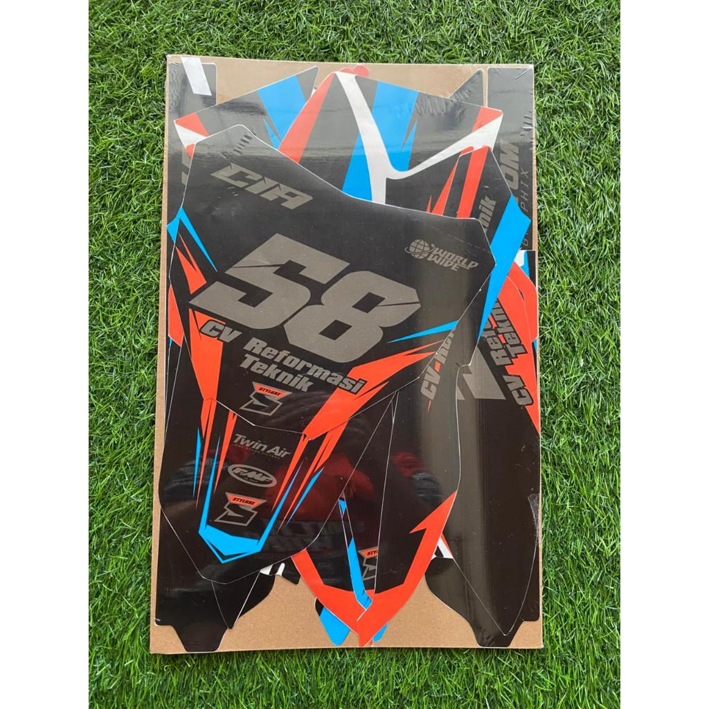 Decal Stiker Motor KLX OLD Full Body Doff Halus– Decal Tebal, Warna Matte Elegan