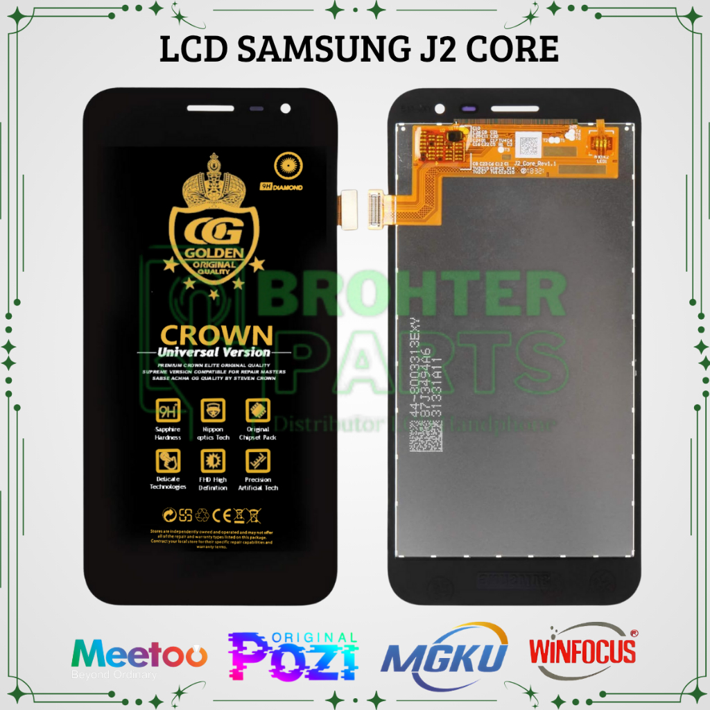 LCD SAMSUNG J2 CORE / (SAMSUNG GALAXY J2 CORE) / J260 TOUCHSCREEN FULLSET COMPLETE ORIGINAL