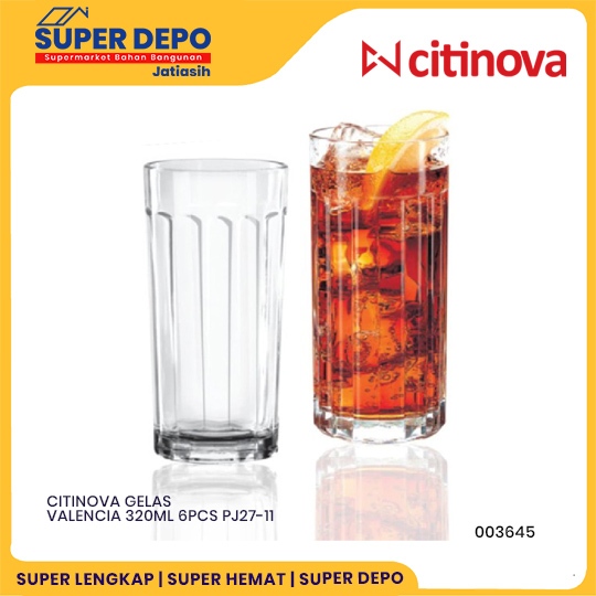 Citinova Gelas Valencia 320 ml 6 pcs