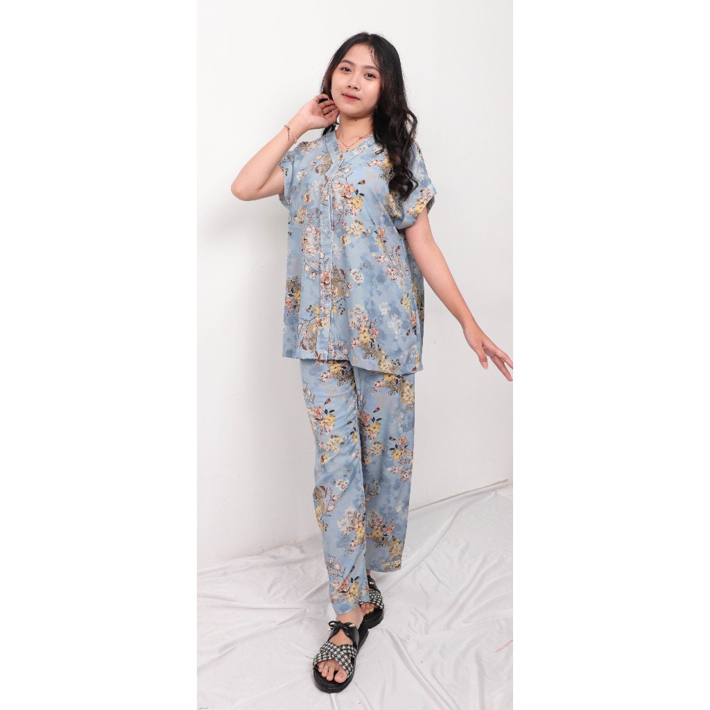 Piyama Motif Katun Rayon Premium — Nyaman, Adem, dan Stylish