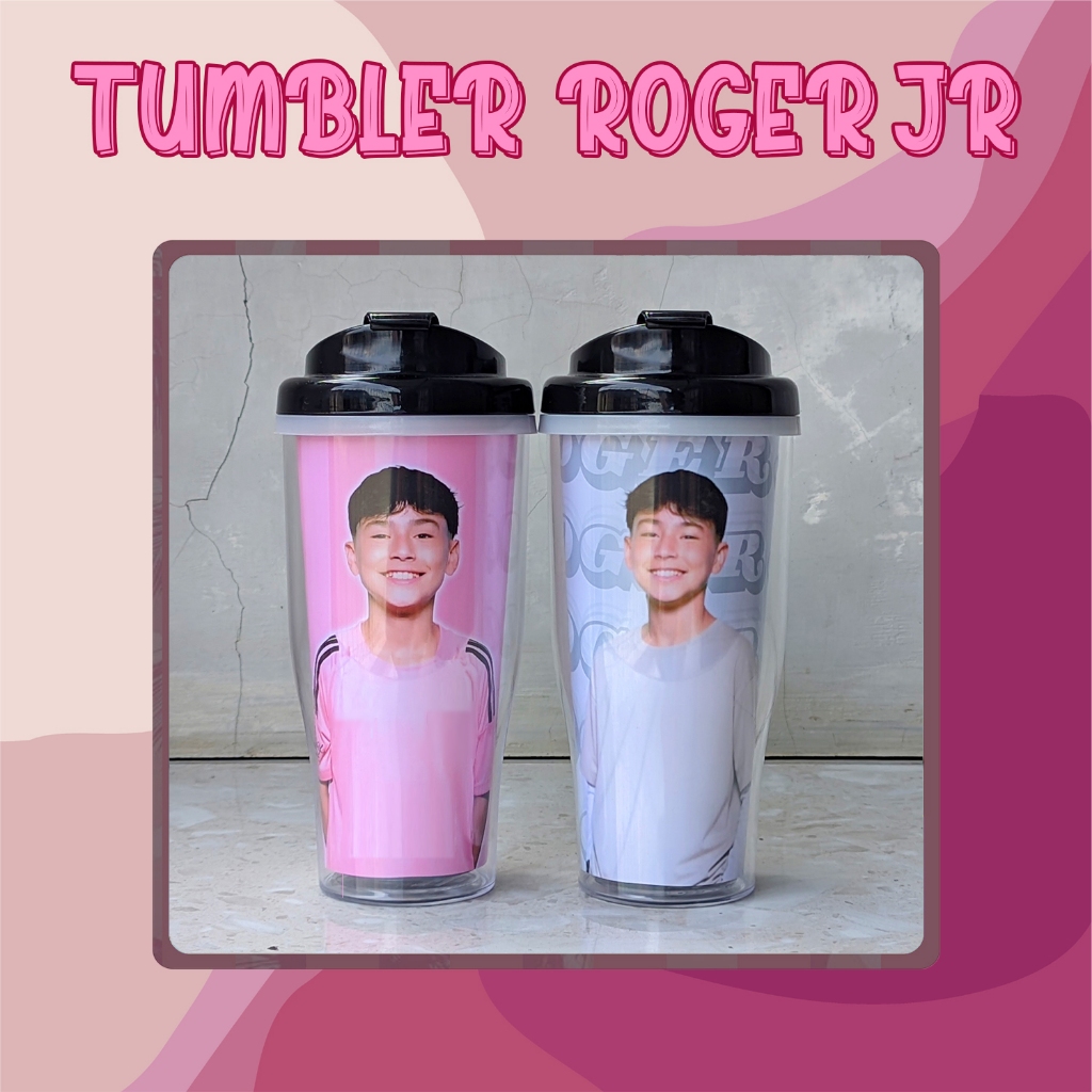 Tumbler Roger Jr Bonus 25 Photocard Roger Unofficial Buatan Fans Bola Inter Miami