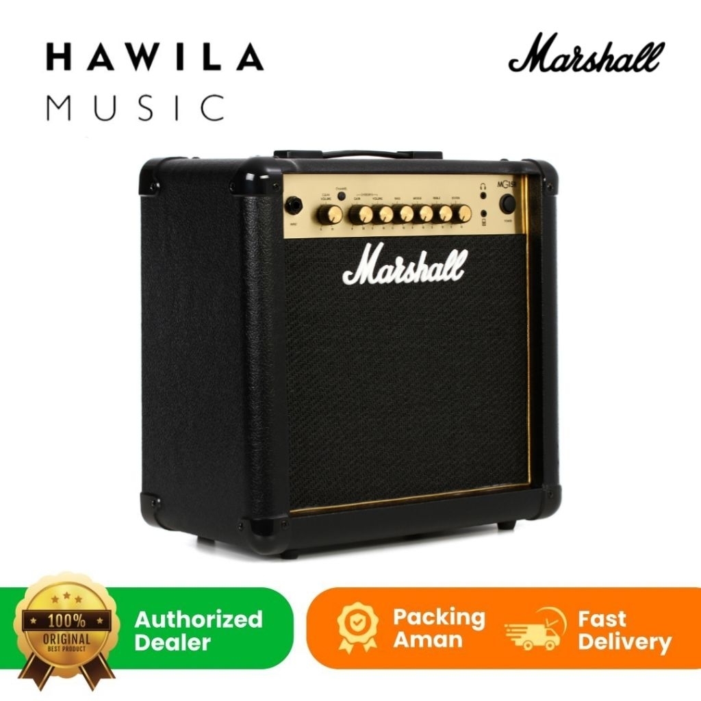 Amplifier Marshall MG15 Gold , Marshall MG15 FX , Marshall MG15 R Ampli Gitar Marshall Original Berg