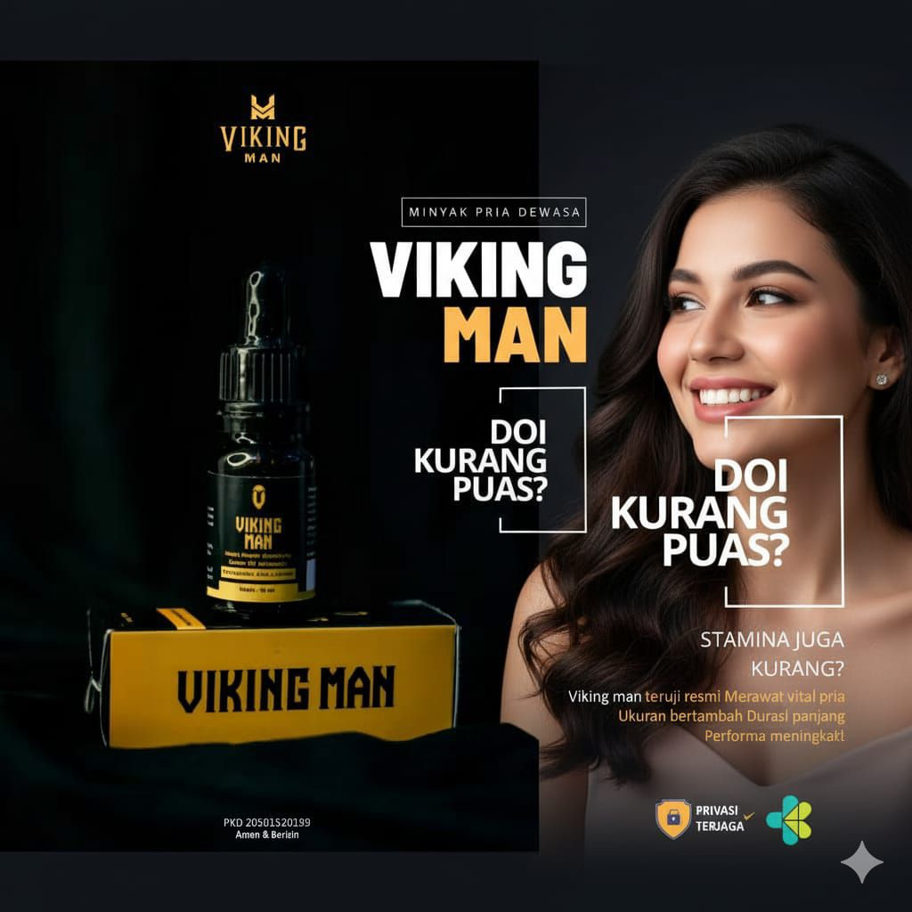 VIKING MAN ORIGINAL OIL MINYAK JARAK MAYAPULUT HERBAL BPOM