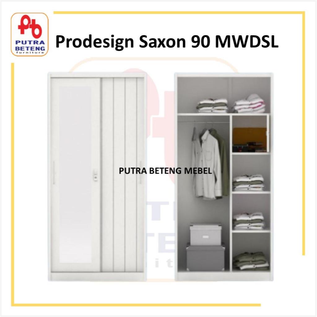 Lemari Pakaian Sliding Plat Besi Prodesign Saxon 90 MWDSL 120 MWDSL