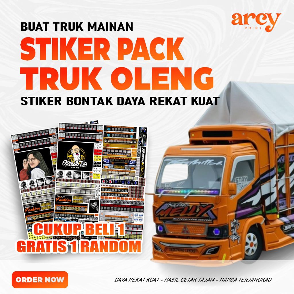 Stiker Truk Mainan Truk Oleng Harga Termurah Lampu Biled Beli 1 Gratis 1