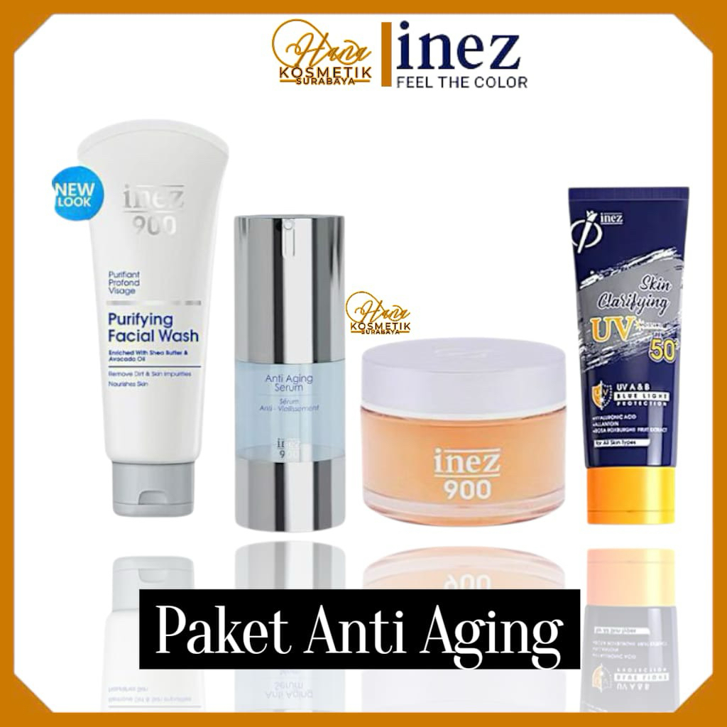 INEZ Paket Anti Penuaan & Flek Hitam - Anti Aging&Darkspot Treatment