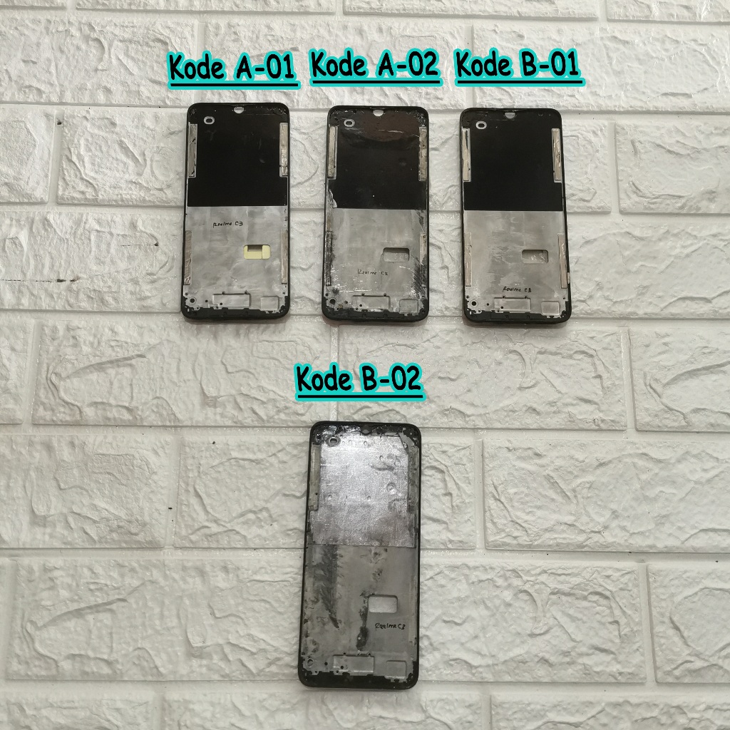 Frame Realme C3 Tatakan LCD Original Copotan | Dudukan Layar HP | Abhira Store