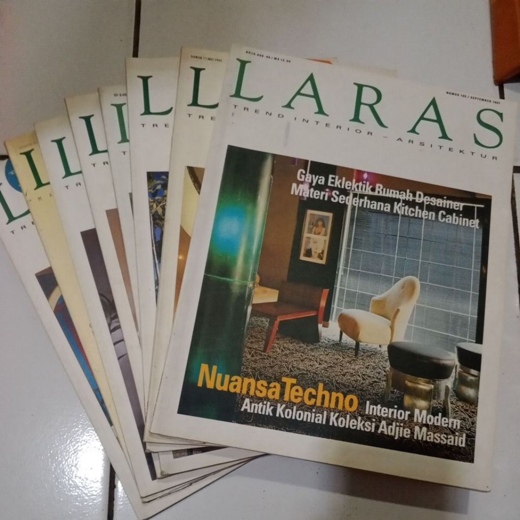 MAJALAH LARAS. majalah interior - arsitektur. BEKAS