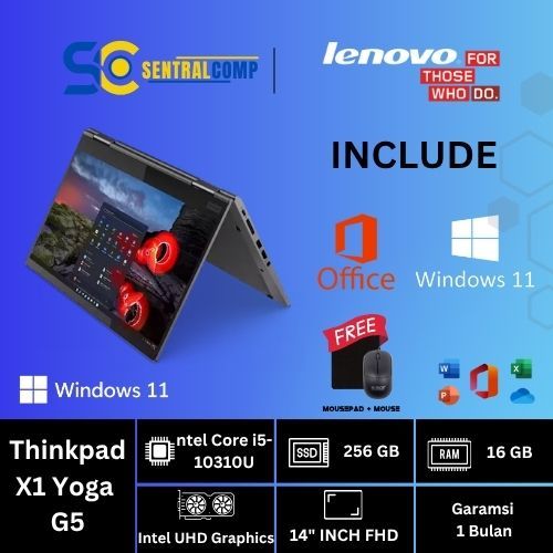 Lenovo Thinkpad X1 Yoga G4 G5 I5 I7-10Th 16GB/512GB SSD