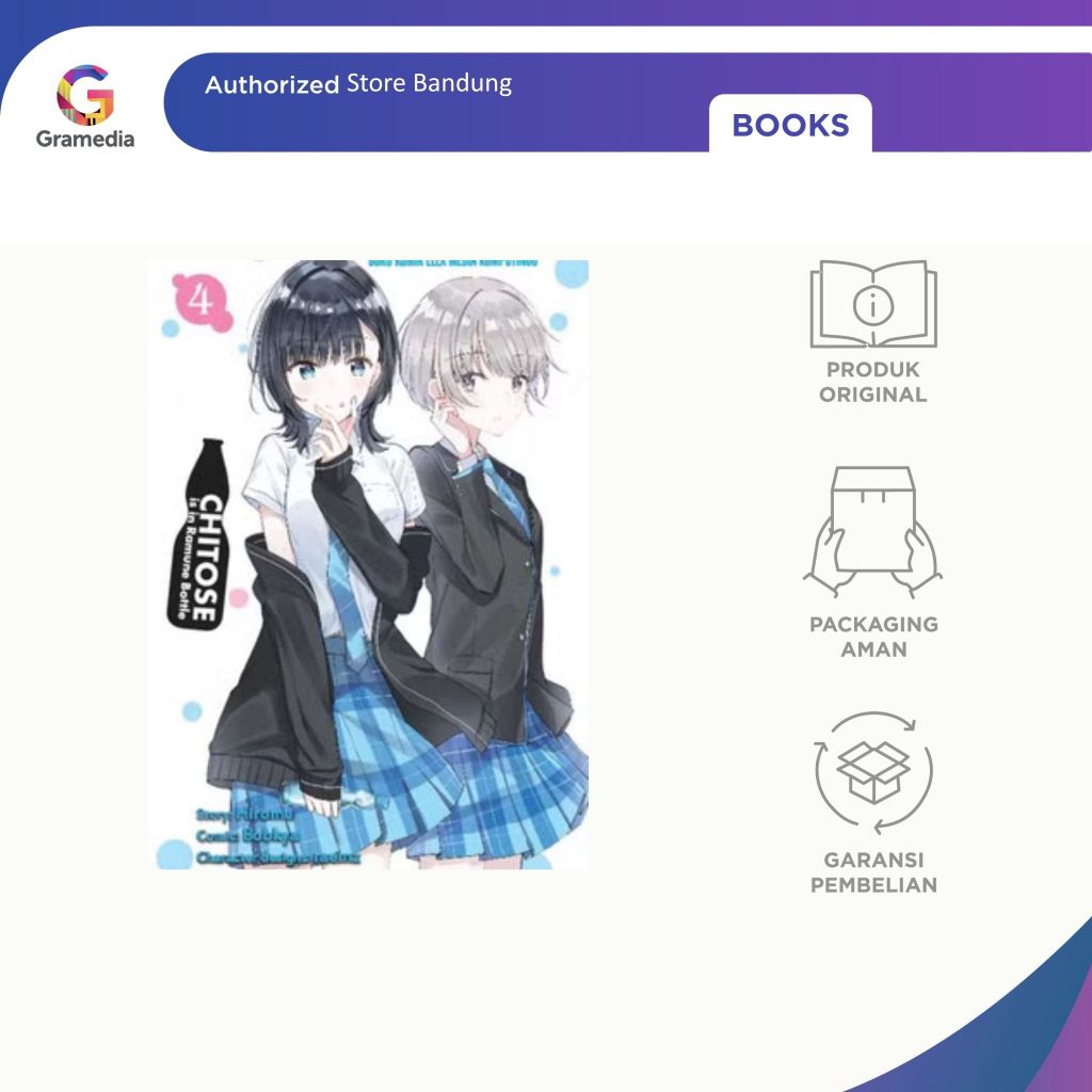Gramedia Bandung - Chitose is in the Ramune Bottle 04