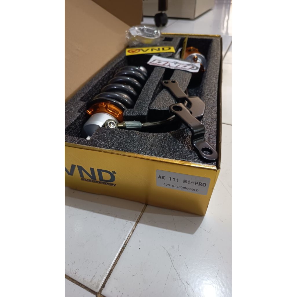 VND Shock Vnd AK111 B1 PRO Sonic 230mm/Shock vnd tabung pisah sonic 230mm AK111/Monoshock sonic tabu