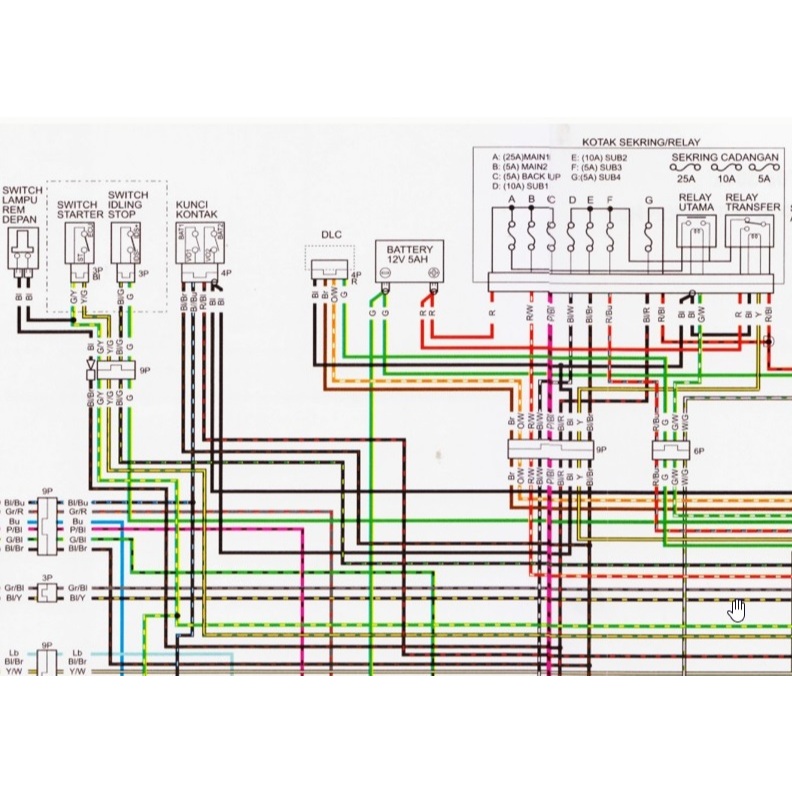 Gambar Wiring Diagram Honda Scoopy Kode ECU K93
