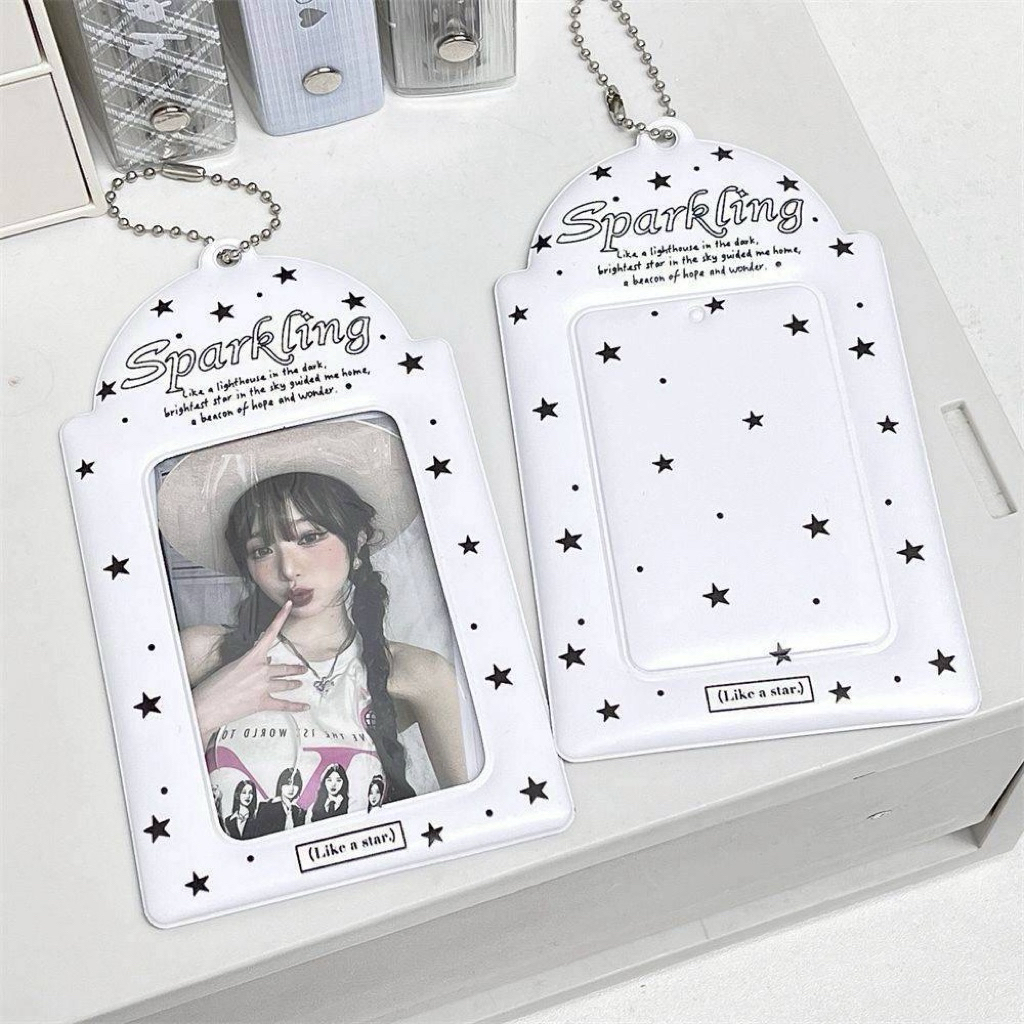SPARKLING STARS PVC PHOTOCARD HOLDER CUTE