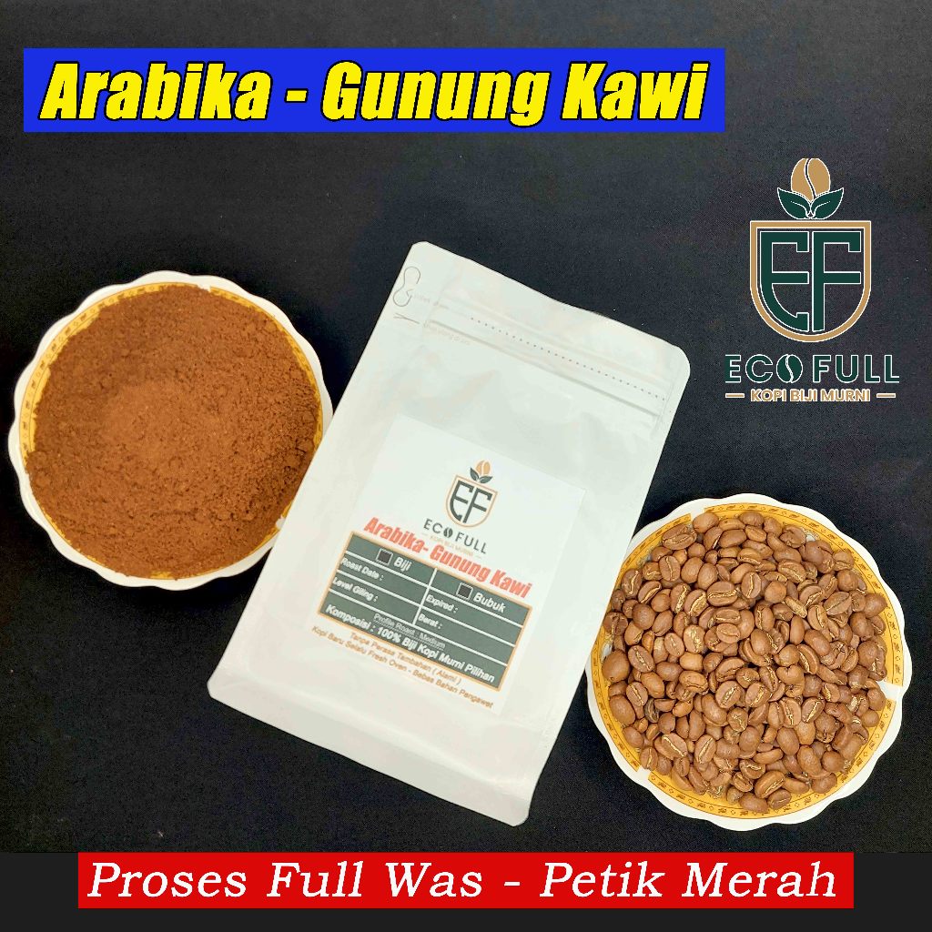kopi arabika gunung kawi full wash dan Natural petik merah
