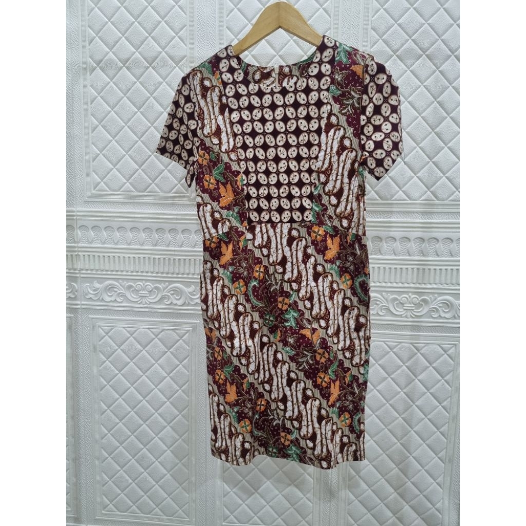 Dres batik lucu dres batik katun stretch dres batik modern