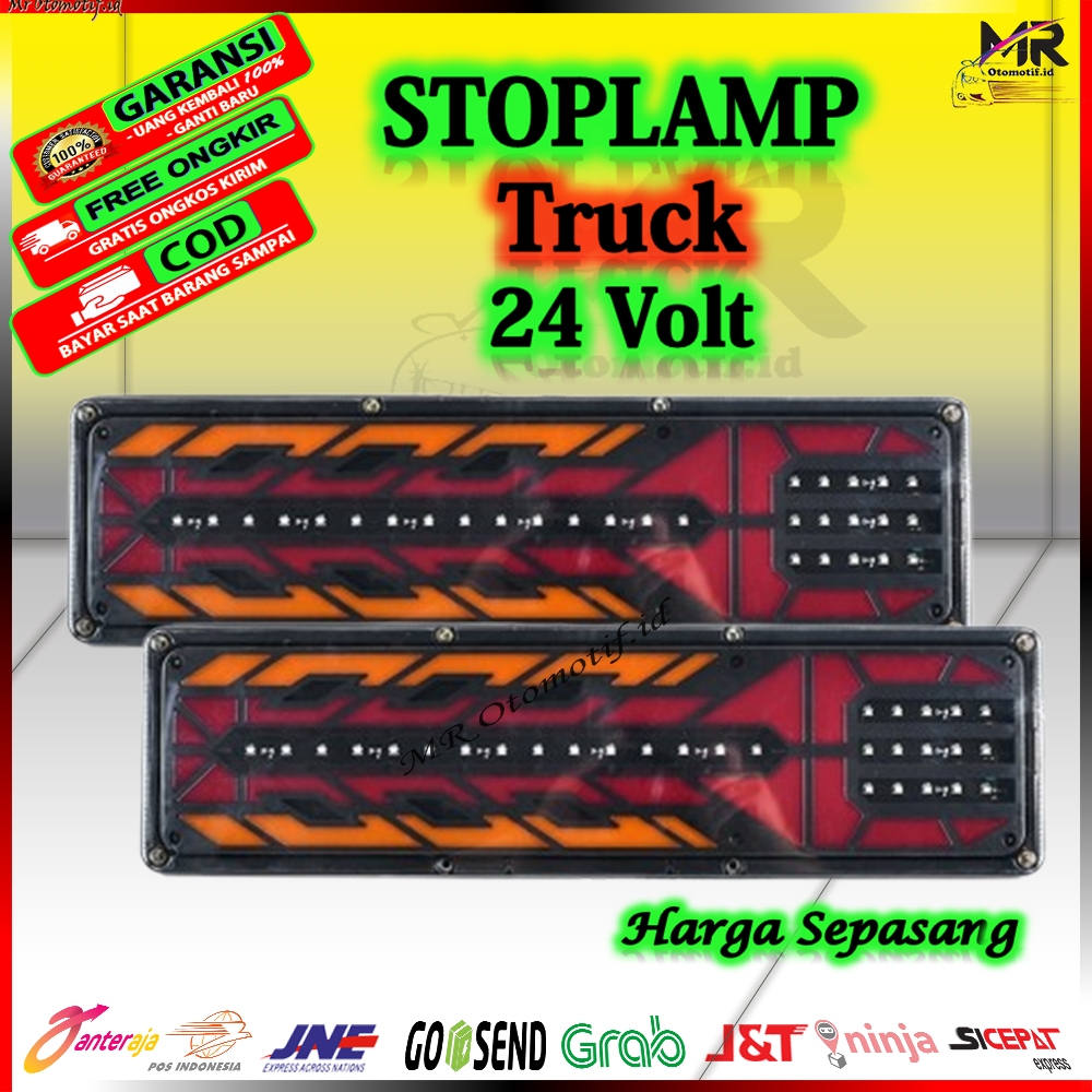 Lampu Variasi Stoplamp Truk Canter Tronton 24 volt