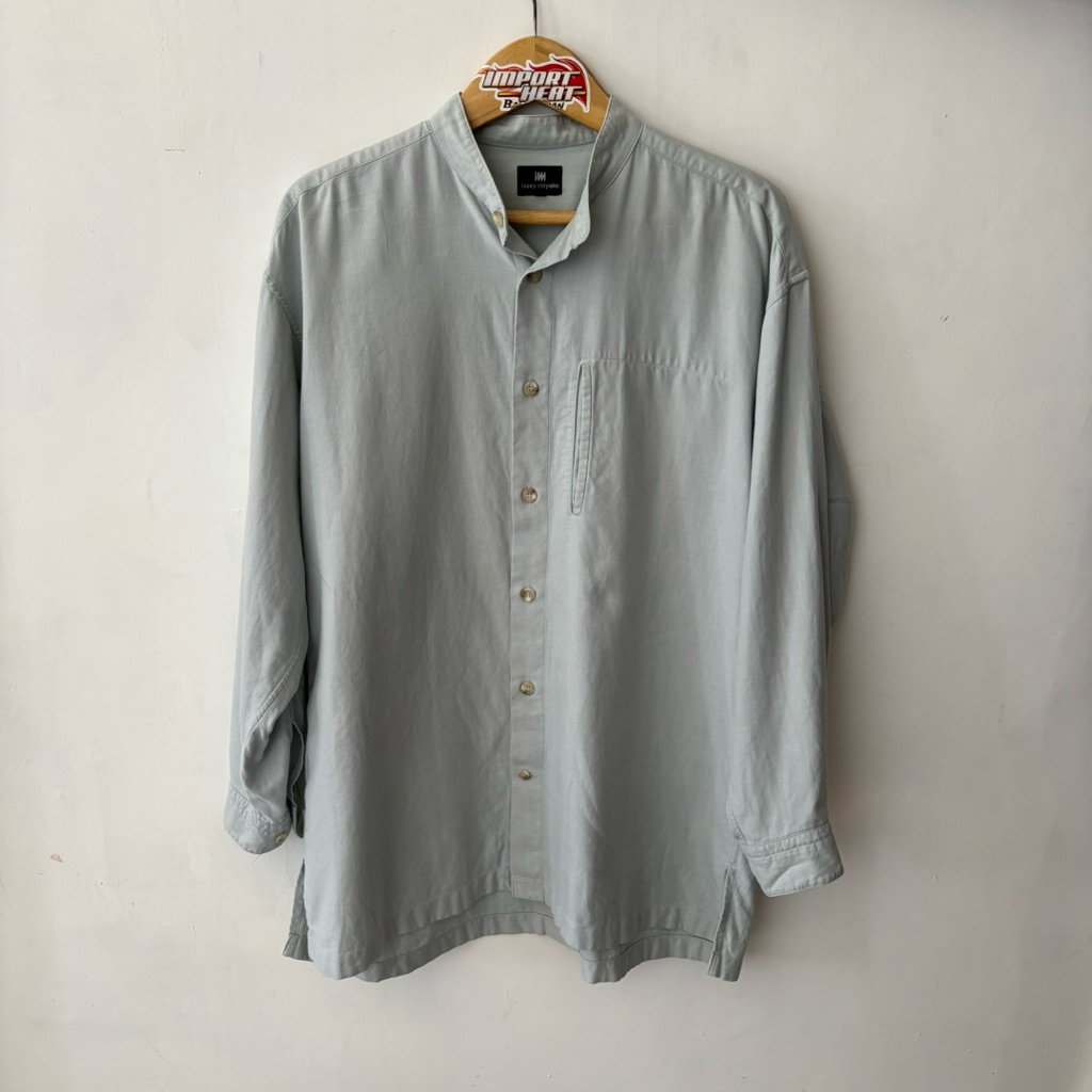 Issey Miyake Stand Collar Shirt