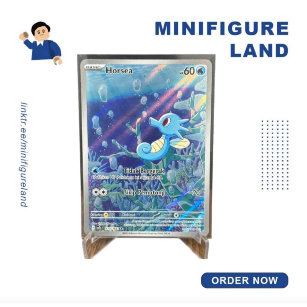 Pokemon TCG Indonesia SV7s Horsea 173/166 AR Single