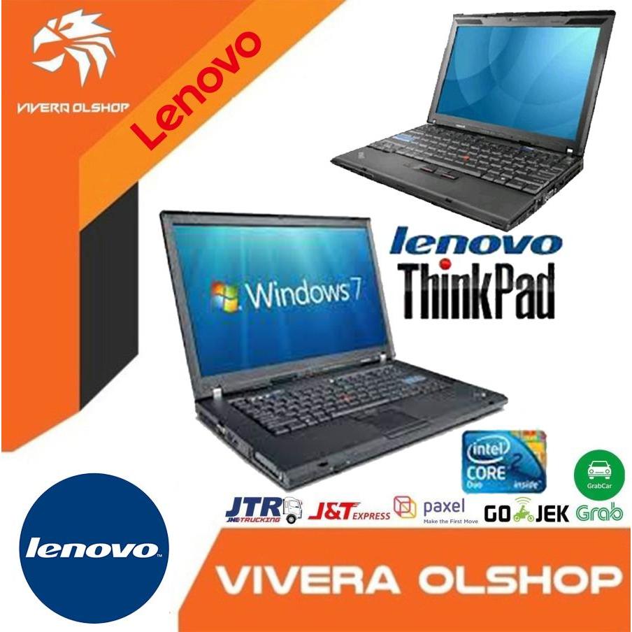 Lenovo ThinkPad T400 Core 2 Duo P8400 (2.2 GHZ) Ram 6GB - Ssd 128gb - Hdd 500gb Mulus Murah No Minus