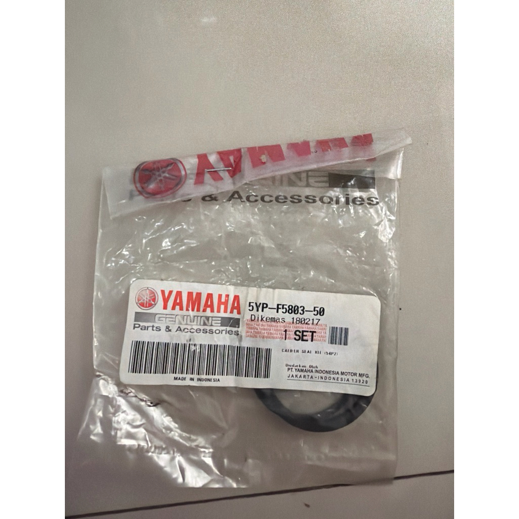 5YP-F5803-50 seal piston kaliper belakang nmax n max ori ygp