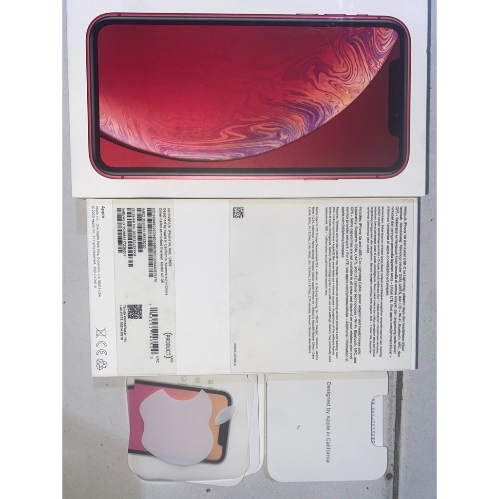 DUS BOX IPHONE XR RED ORI COPOTAN IBOX