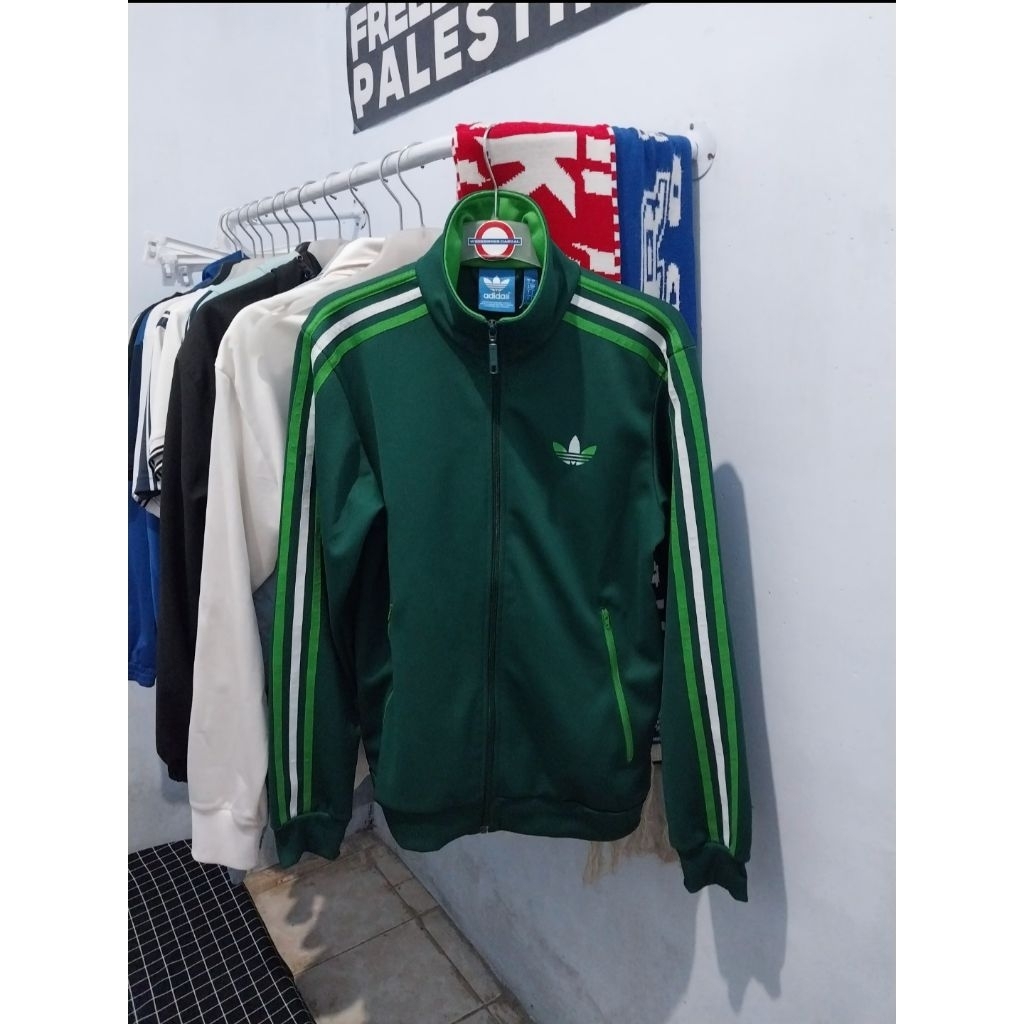 Tracktop Adidas Firebird White Green
