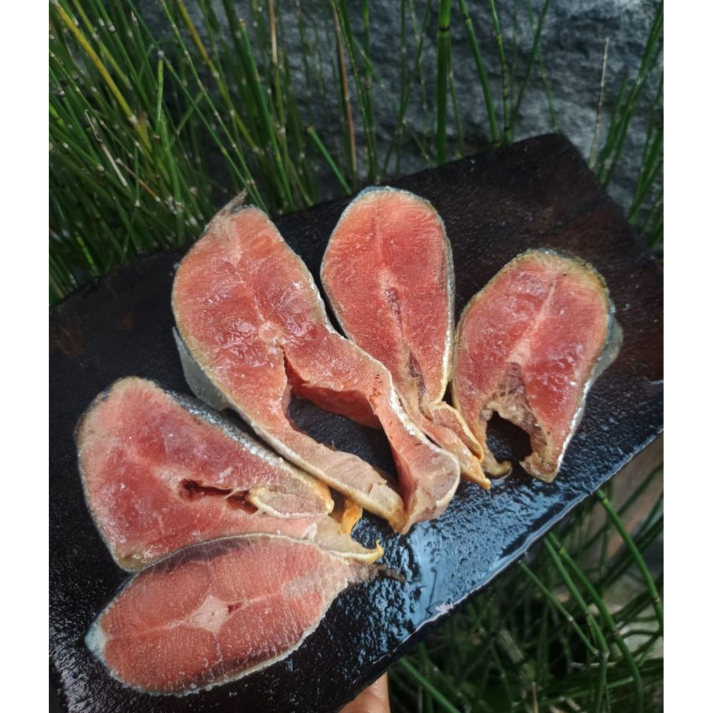 Murahhhh Ikan Salmon | ikan salmon potong +-500 gram | ikan salmon lokal