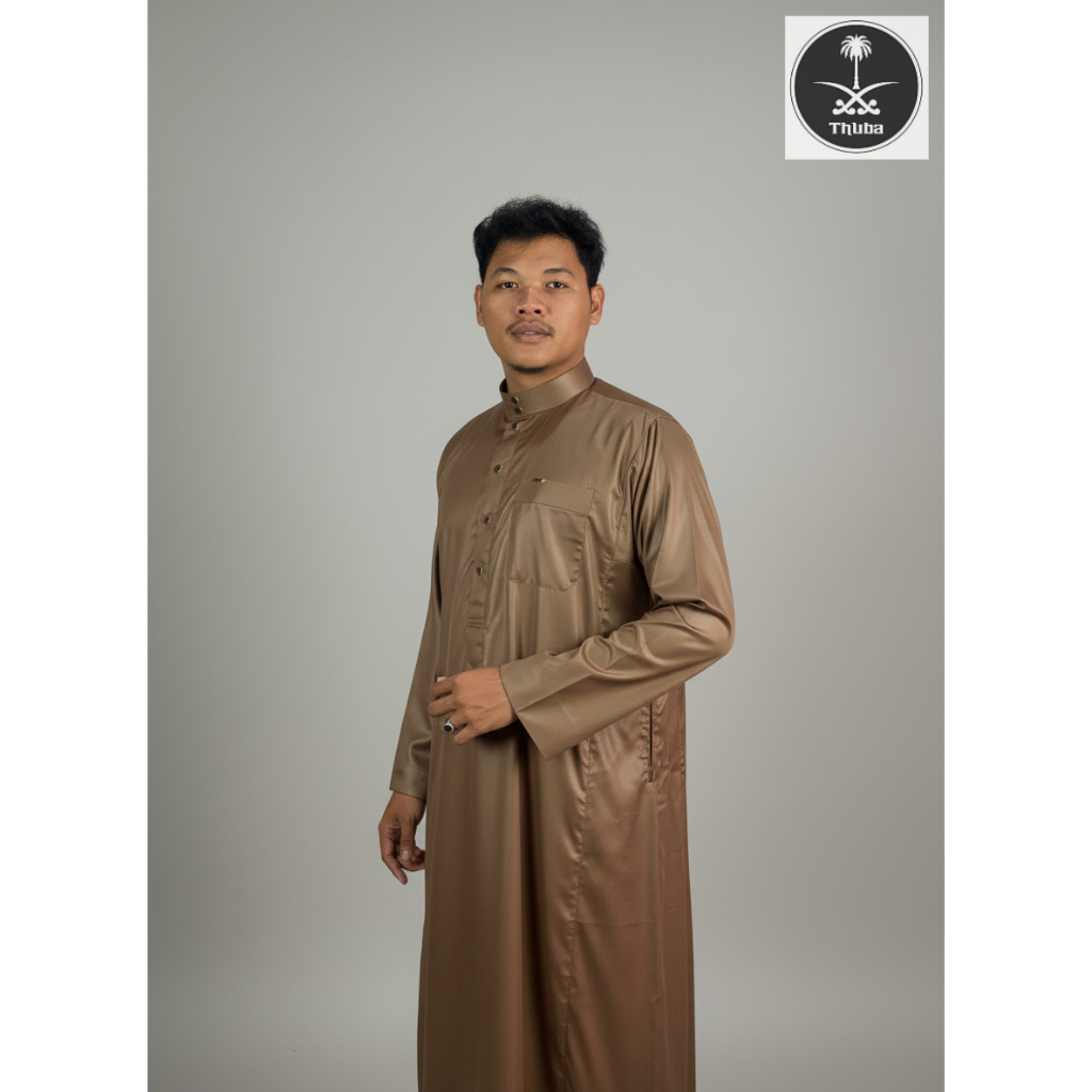 COD/Jubah Gamis Pria/Gamis Premium/Gamis Pakaian Muslim/Gamis Polos/Gamis Putih/Gamis Model Haromain