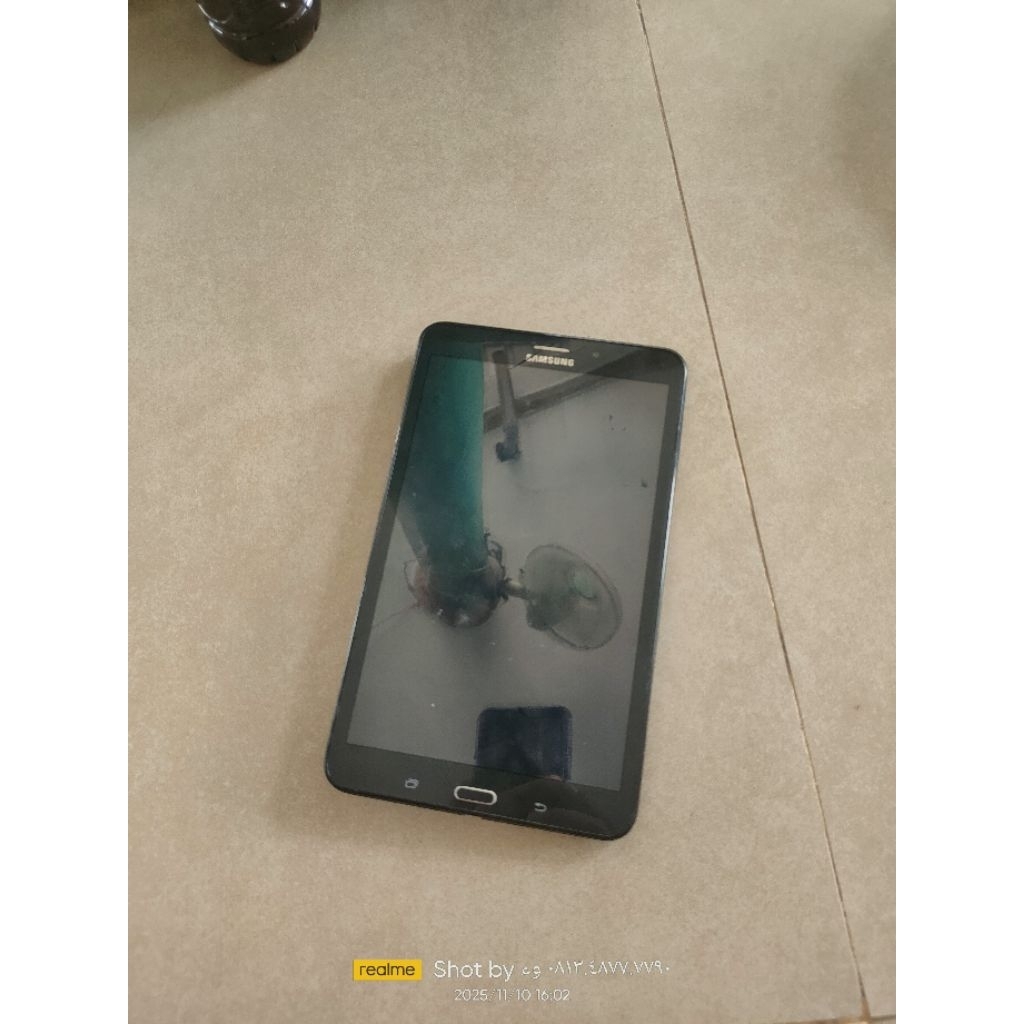 casing frame+Lcd Tablet Samsung tab4.8 second original asli copotan