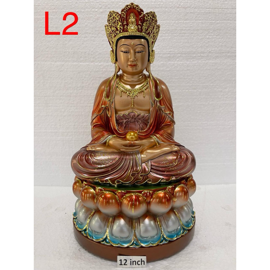 patung Dewi Lam Hai Kwan Im 12in / NAM Hai kwan im 12in fiber L2