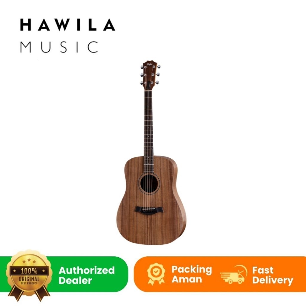 Gitar Akustik Elektrik Gitar Taylor Big Baby Walnut With Bag