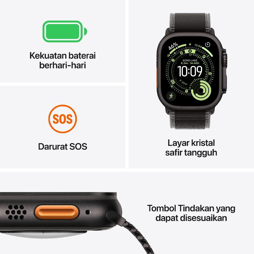 Apple Watch Ultra 3 GPS + Cellular 49mm – Trail Loop
