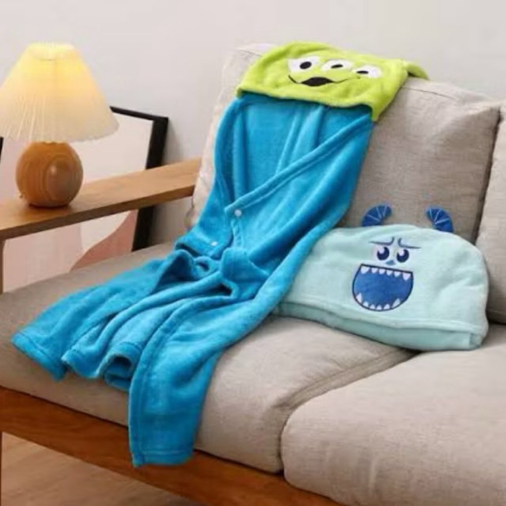 MINISO TOY STORY BLANKET SELIMUT LOTSO ALIEN JAMES