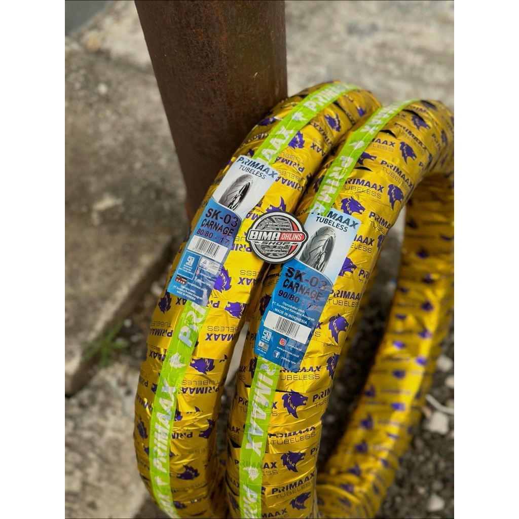 Ban Primaax Sk03 80/80 90/80 Ring 17 Tubles