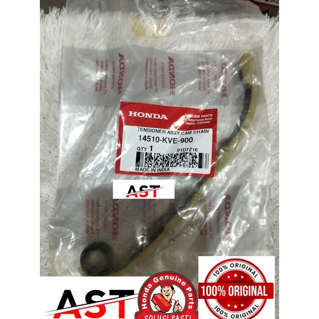 14510KVE900 karet tensioner CRF150/VERZA/MEGAPROMONO ORIGINAL GARANSI AHM
