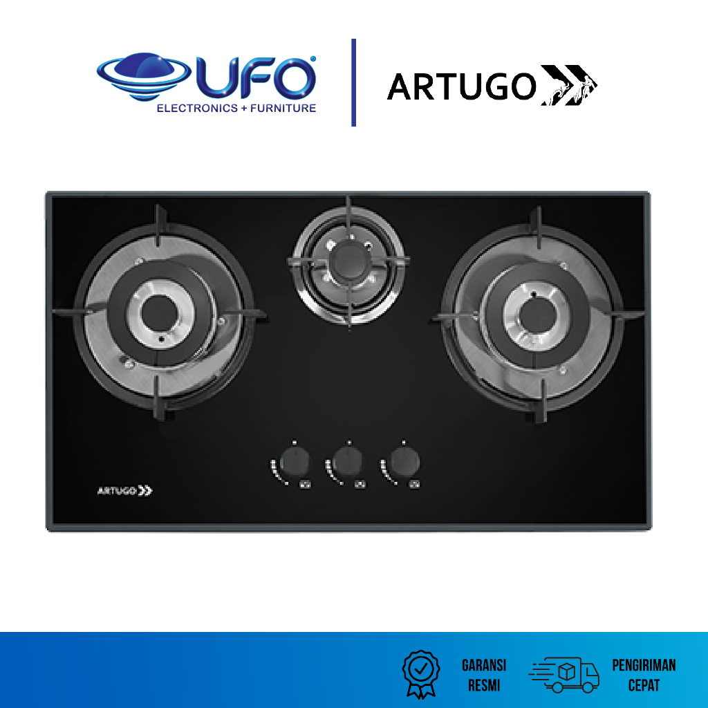 Artugo Kompor Tanam 3 Tungku AH3921NX
