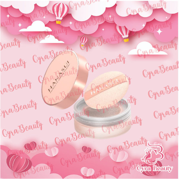 Hanasui Perfect Fit Setting Powder - Bedak Tabur Halus Ringan Natural Coverage