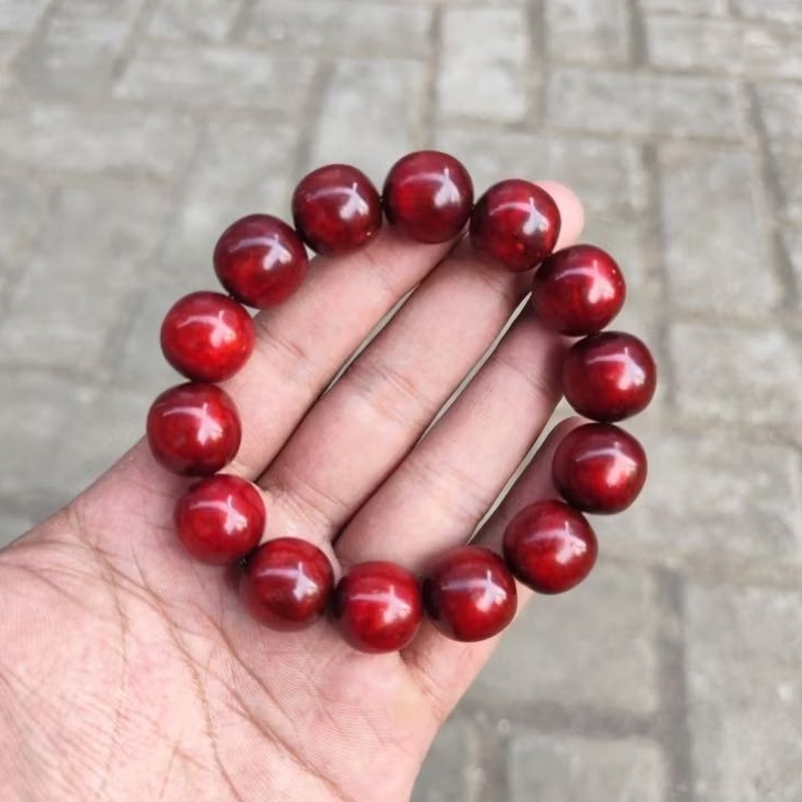 Gelang Akar Bahar Tali Arus Merah Diameter 16mm Asli Berkualitas / Akar Bahar Asli