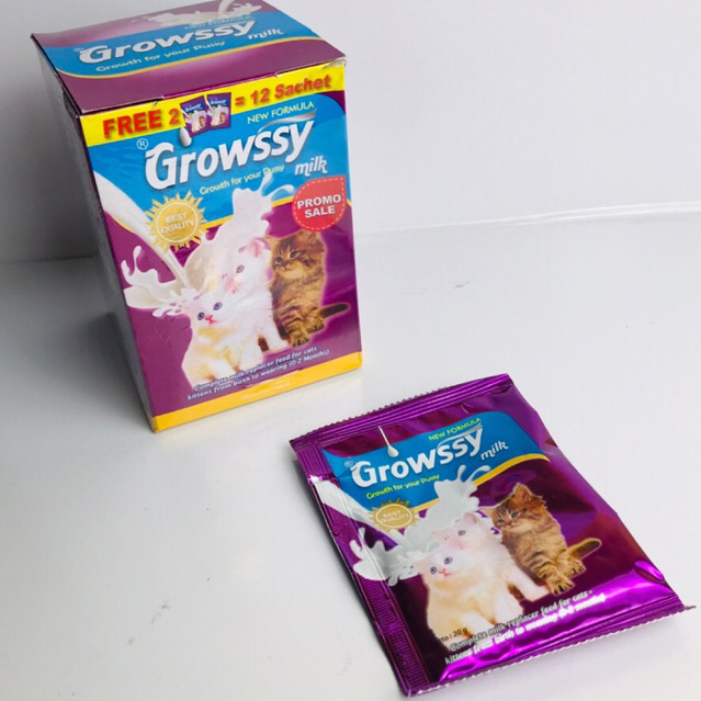 Growssy Susu Bayi Anak Kucing Kitten Pengganti ASI Penggemuk