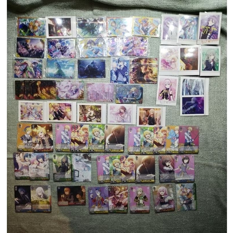 PRSK PJSK Project Sekai Wafer cards Nigo Ena Kanade Mafuyu Mizuki WxS Emu Rui Tsukasa Nene VBS An Ko