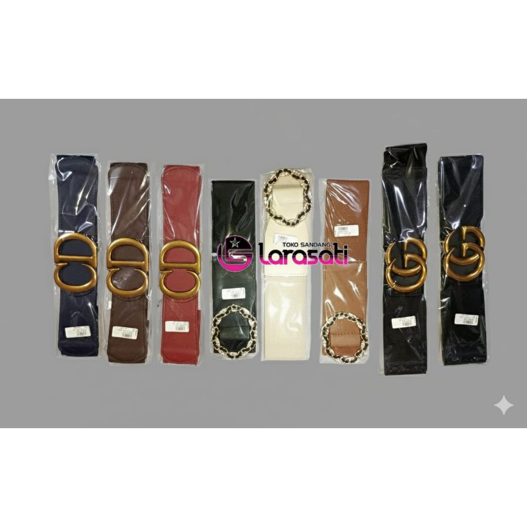 IKAT PINGGANG KARET WANITA AKSESORIS BELT FASHION