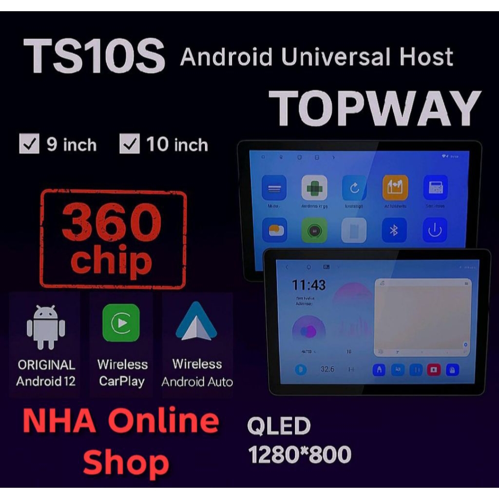 Head Unit Android TS10 & TS18 Ram 4gb HI-RES Sudah Dilengkapi Chips DSP Asli
