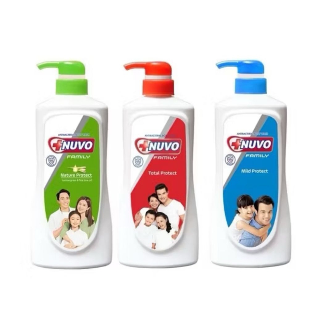 sabun nuvo cair botol 550ml sabun antibacterial sabun kesehatan