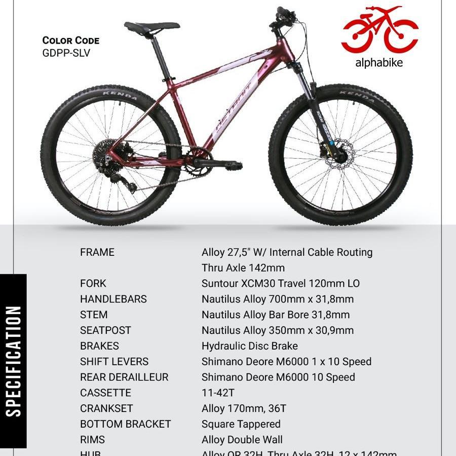 SEPEDA GUNUNG 27.5 UNITED MTB DETROIT 4.2 SEPEDA MTB