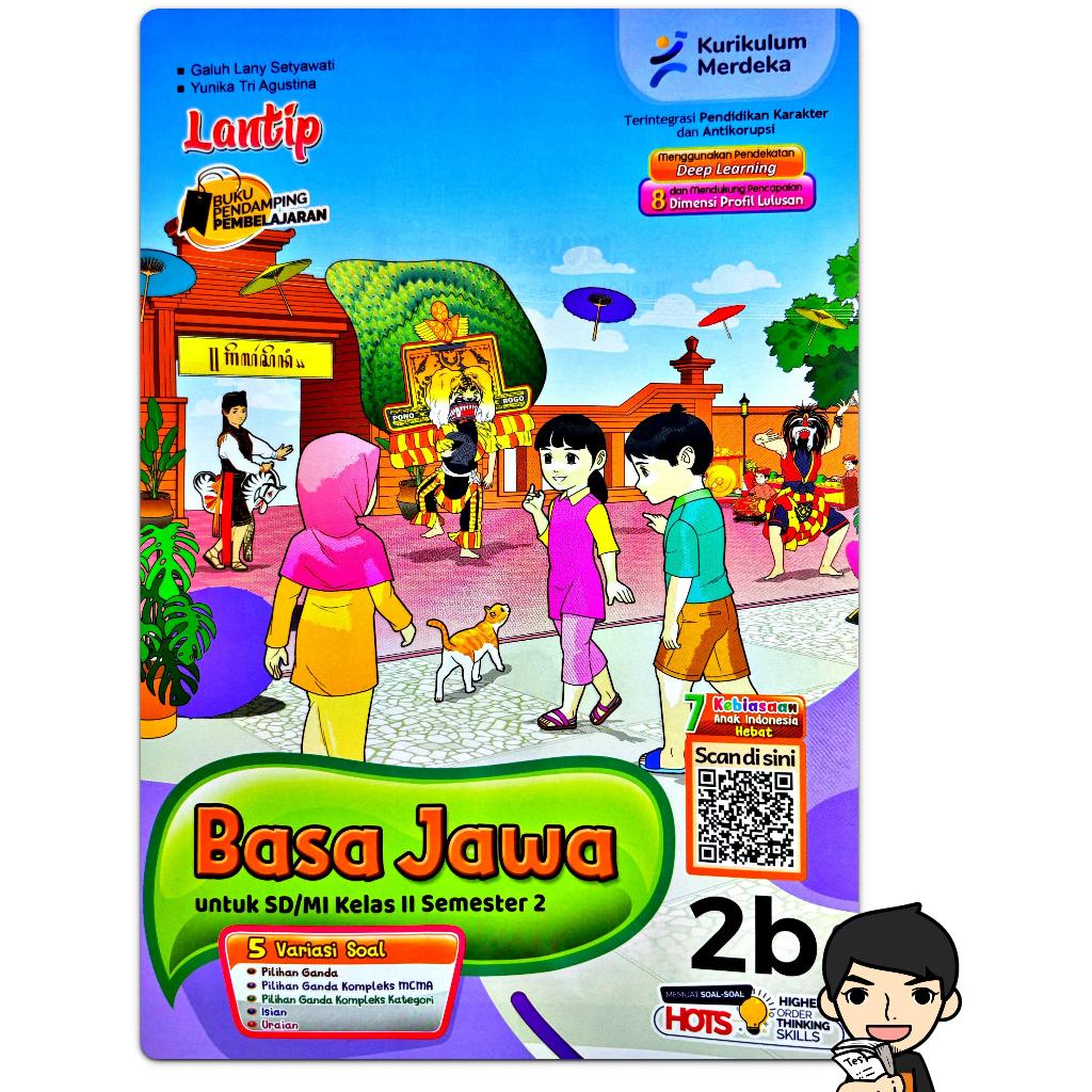 LKS BAHASA JAWA SD KELAS 2 SEMESTER 2 2025-2026 KURIKULUM MERDEKA Deep Learning KURMER | LANTIP PUTR