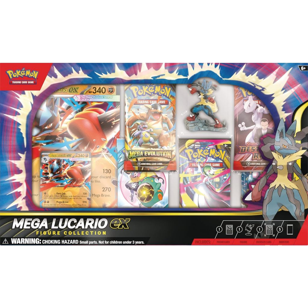 Pokémon TCG: Mega Lucario ex Figure Collection