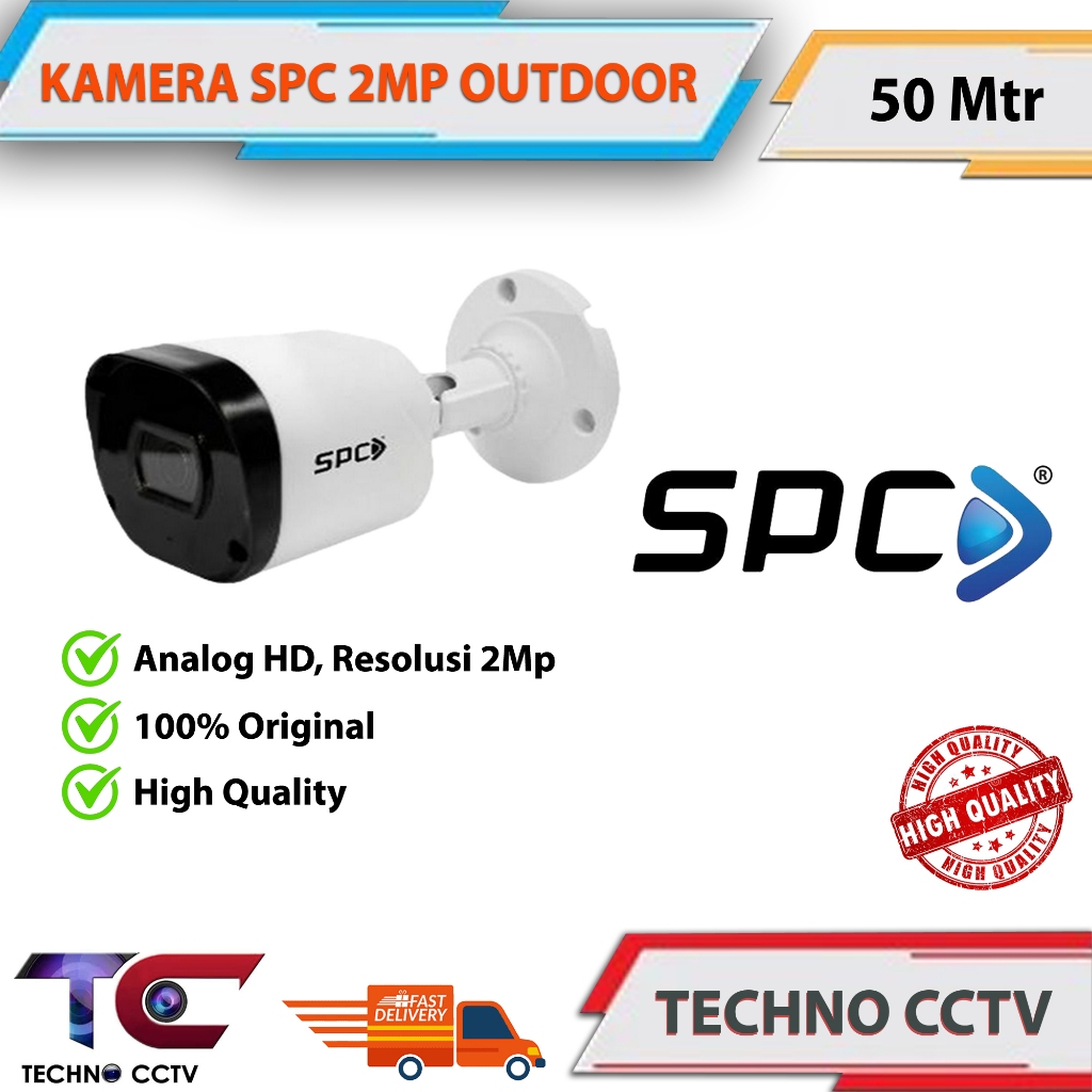 KAMERA CCTV ANALOG SPC UVC35B20 TKDN OUTDOOR 2MP