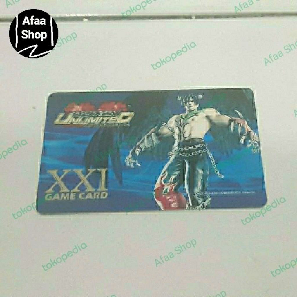 Kartu preloved game card xxi tekken unlimited tag tournament 2