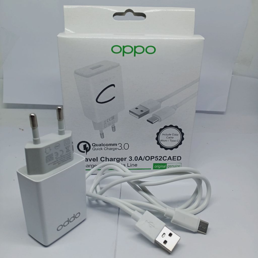 CHARGER CASAN OPPO A5 2020 / A9 2020 TYPE C ORI