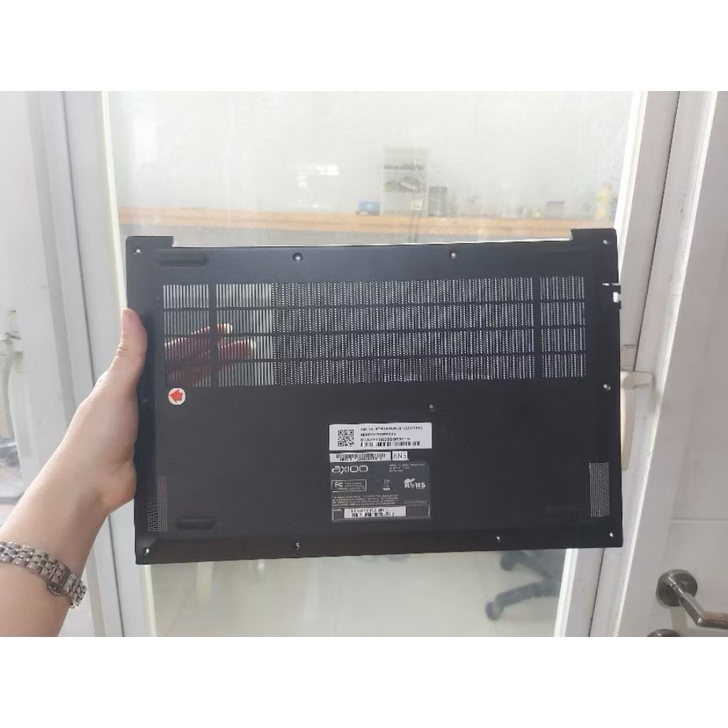 Casing Bawah Bottom Case Laptop AXIOO NL41MU2 / Mybook prok 7 grey second original